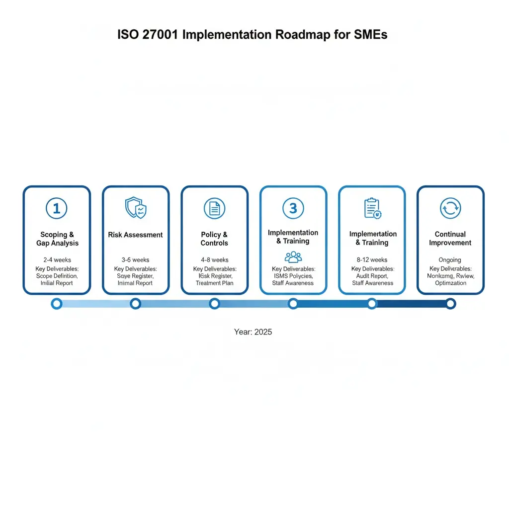 Sme Digital Transformation 2025: Stats, Roi, And GdprReady Playbooks StepByStep Iso 27001 Roadmap Tailored For Smes In 2025